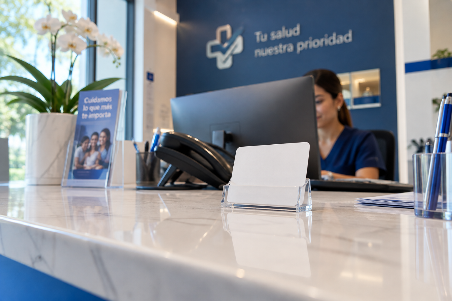 Tarjeta Nexo Tap en el mostrador de un negocio